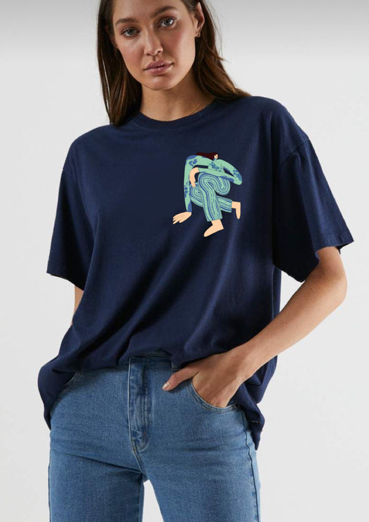 Blu Lady oversized T-shirt