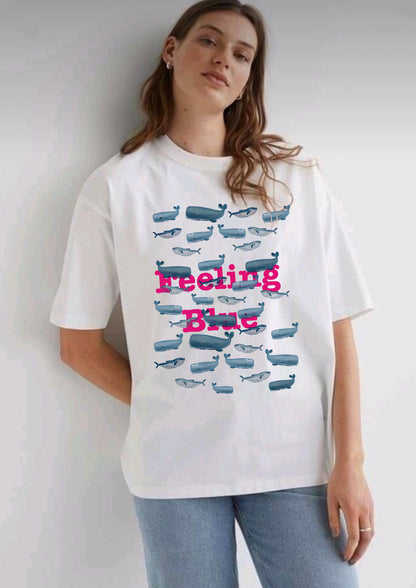 Feeling Blue oversized T-shirt