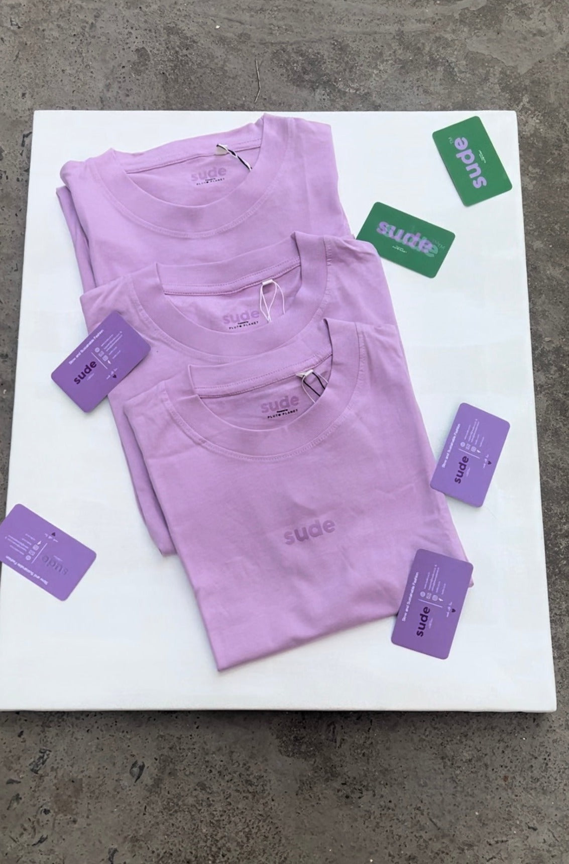 lilac basic tshirt