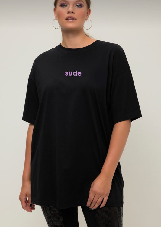 Black Basic Oversized T-shirt