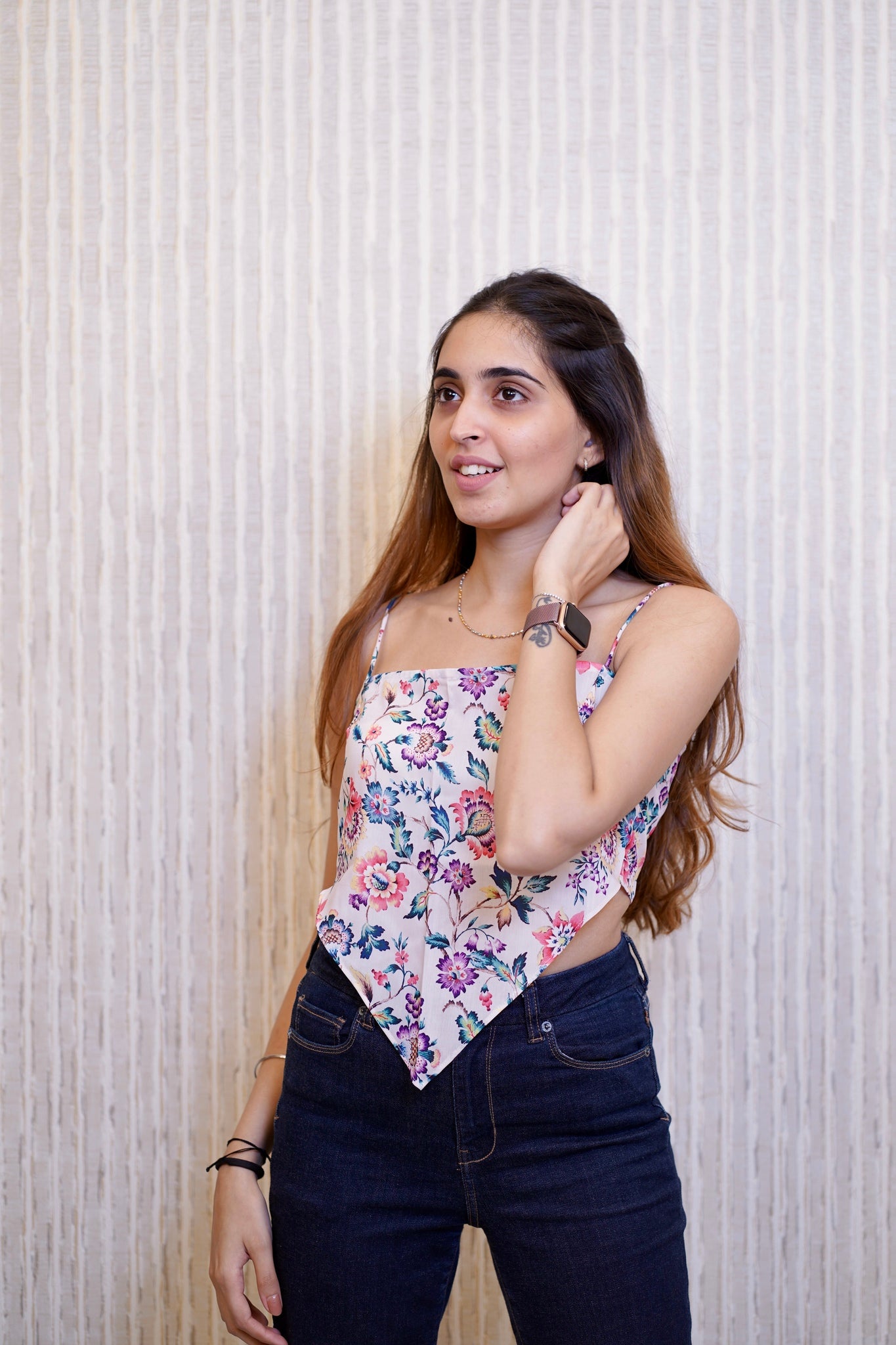 floral boho top