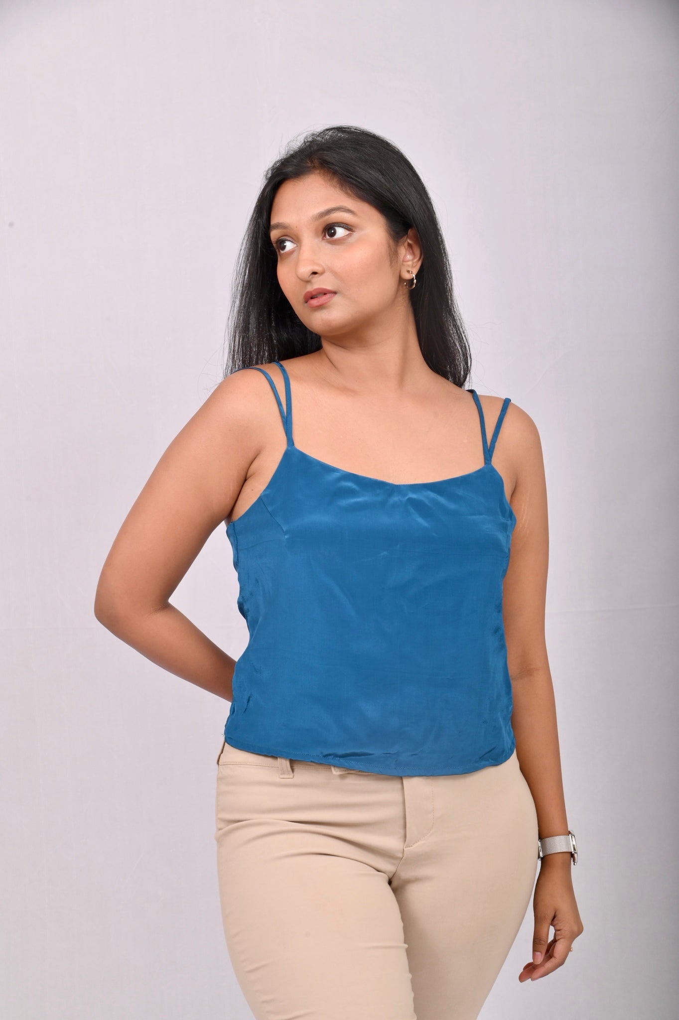 blue stylish top